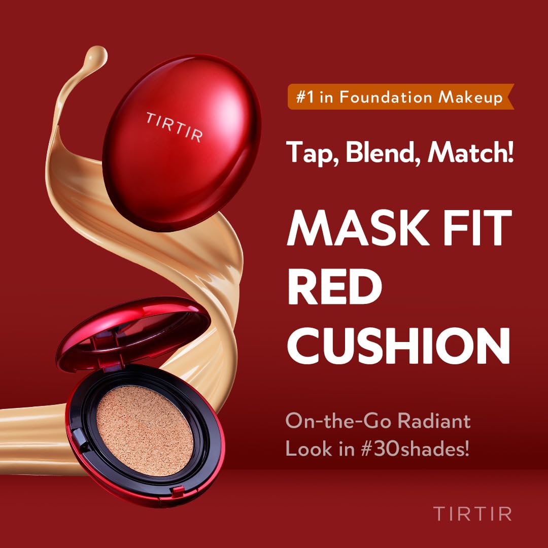 TIRTIR Mask Fit Red Cushion #24N Latte + Milk Skin Toner 150ml